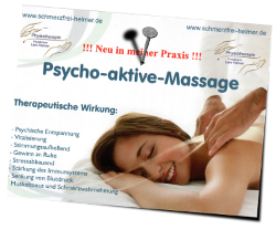 Psychoatkive Massage - Postkarte